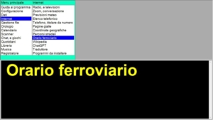 orario ferroviario 